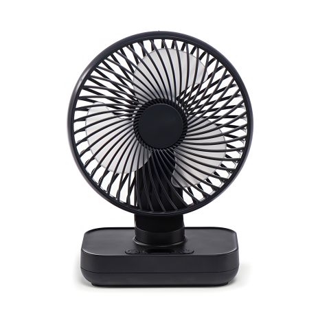 Вентилятор настольный беспроводной аккумуляторный с автоколебанием GXQC D606Y black