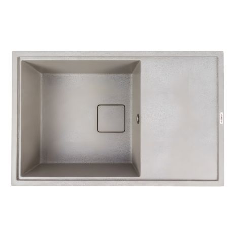 Кухонная гранитная мойка VALESO GALANS 7850, матовая серая