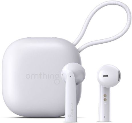 Бездротові навушники 1MORE Omthing Air Free Pods, BT5.0, ENC, Qi, TWS, 400mAh, 5h, (EO005) white UA UCRF
