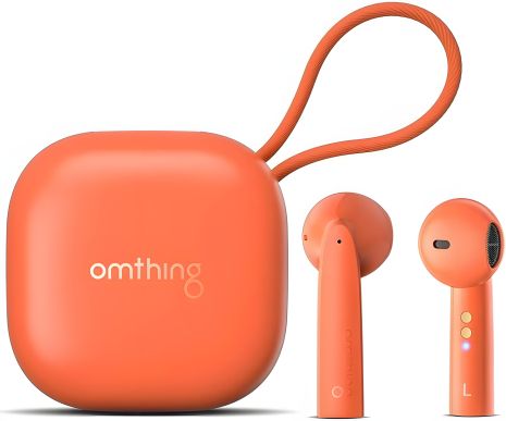 Бездротові навушники 1MORE Omthing Air Free Pods, BT5.0, ENC, Qi, TWS, 400mAh, 5h, (EO005) orange UA UCRF Бездротові навушники 1MORE Omthing Air Free Pods, BT5.0, ENC, Qi, TWS, 400mAh, 5h, (EO005) orange UA UCRF