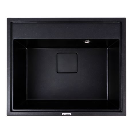 Кухонная мойка из гранита VALESO SHERLIT 6050, черный металлик Кухонная мойка из гранита VALESO SHERLIT 6050, черный металлик