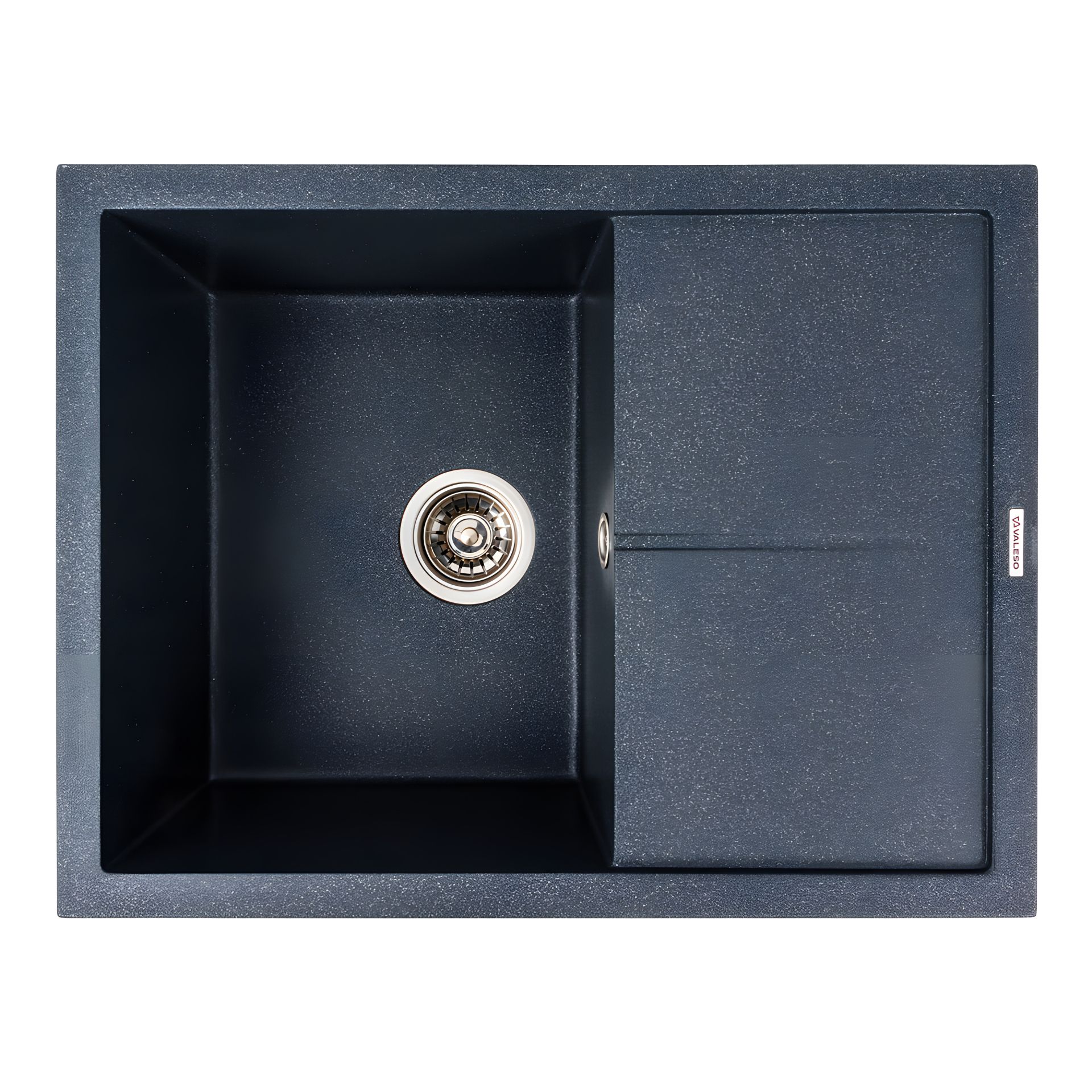 Гранітна мийка VALESO CRIPTA 6550 (Антрацит, матова) Гранітна мийка VALESO CRIPTA 6550 (Антрацит, матова)