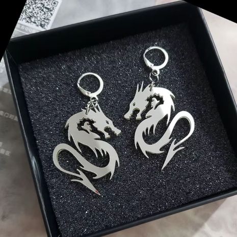 Серьги в виде дракона DRAGON дракон