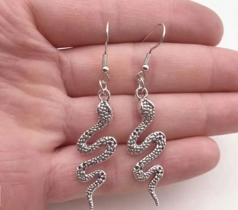 Сережки Snake змія у формі змії