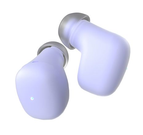 Бездротові навушники Ergo BS-530 Twins Nano 2, BT5.3, 25mAh, 190mAh, 3h, Violet UA UCRF Бездротові навушники Ergo BS-530 Twins Nano 2, BT5.3, 25mAh, 190mAh, 3h, Violet UA UCRF
