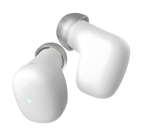 Бездротові навушники Ergo BS-530 Twins Nano 2, BT5.3, 25mAh, 190mAh, 3h, White UA UCRF Бездротові навушники Ergo BS-530 Twins Nano 2, BT5.3, 25mAh, 190mAh, 3h, White UA UCRF