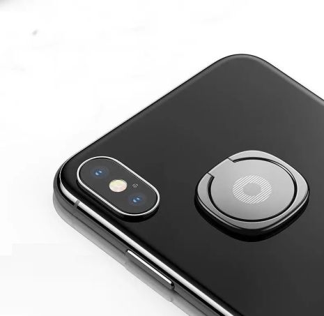 Попсокет держатель для телефона черного цвета Унисекс на палец PopSocket Попсокет держатель для телефона черного цвета Унисекс на палец PopSocket