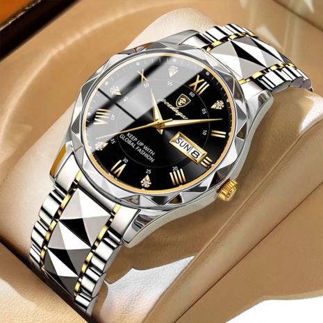 Мужские часы Poedagar Stava Black 2070