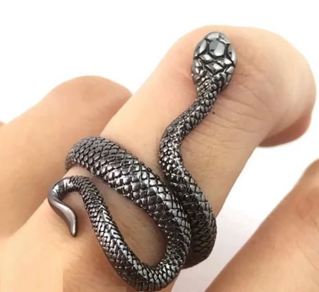 Кольцо змея перстень со змеей Snake