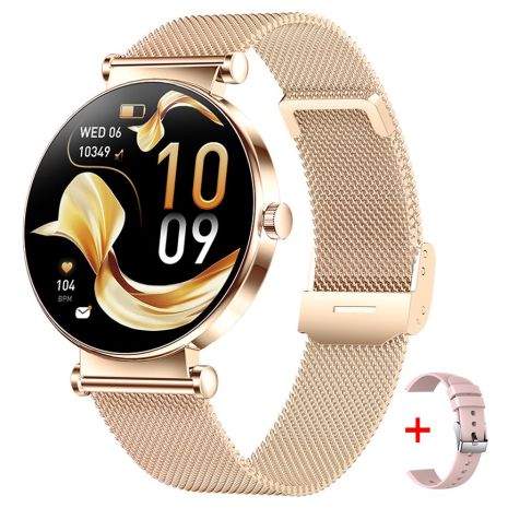 Смарт часы Smart Miami Steel Gold, 2 ремешка UWatch 2071