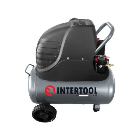 Компресор 50л, 1.5 кВт, 220 В, 8 aтм, 206 л/хв. INTERTOOL PT-0003