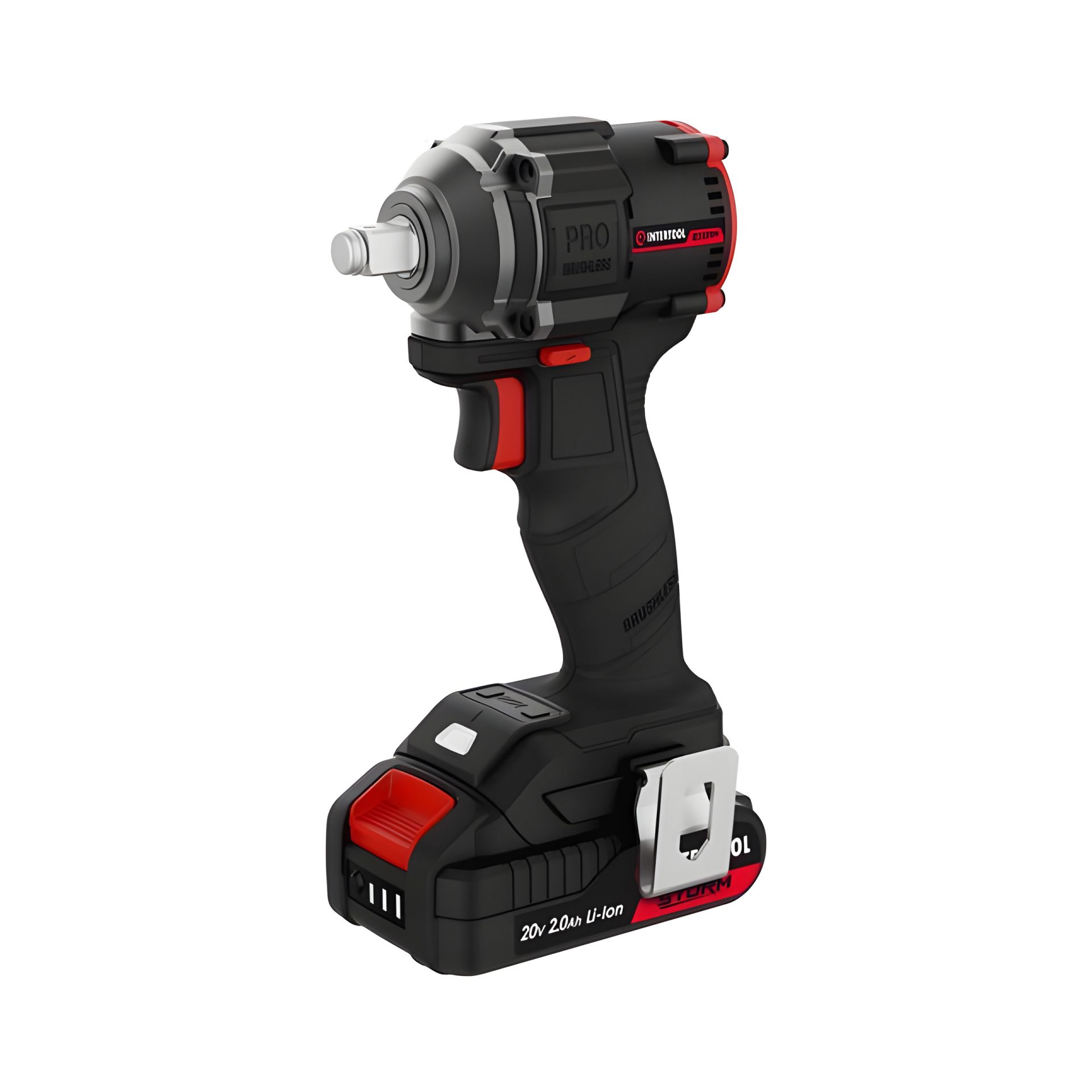 Акумуляторний гайкокрут з безщітковим двигуном 20 В, INTERTOOL WT-9363 Акумуляторний гайкокрут з безщітковим двигуном 20 В, INTERTOOL WT-9363