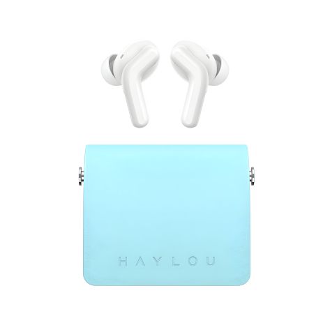 Наушники Bluetooth Haylou T87 Lady Bag ANC TWS голубые EU Наушники Bluetooth Haylou T87 Lady Bag ANC TWS голубые EU