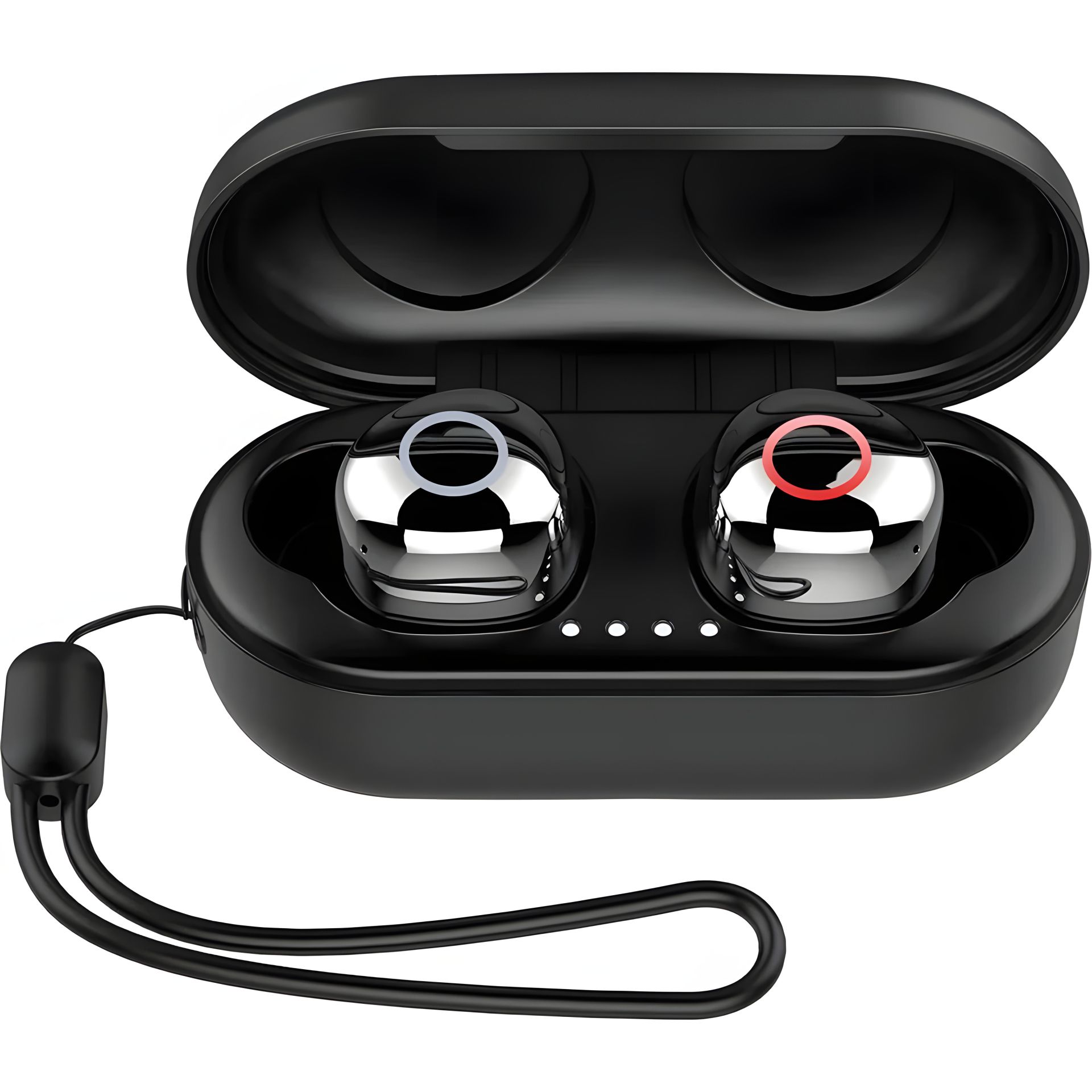 Бездротові навушники Earbuds Pixus Storm TWS, IPX7, BT5.3, 55mAh, 300mAh, 7h, Black UA UCRF Бездротові навушники Earbuds Pixus Storm TWS, IPX7, BT5.3, 55mAh, 300mAh, 7h, Black UA UCRF