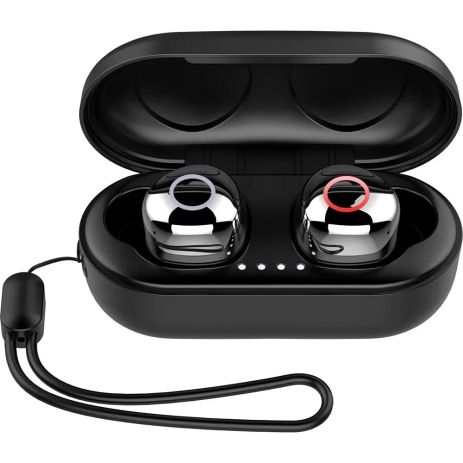 Наушники Bluetooth Earbuds Pixus Storm TWS 5.0 Black UA UCRF