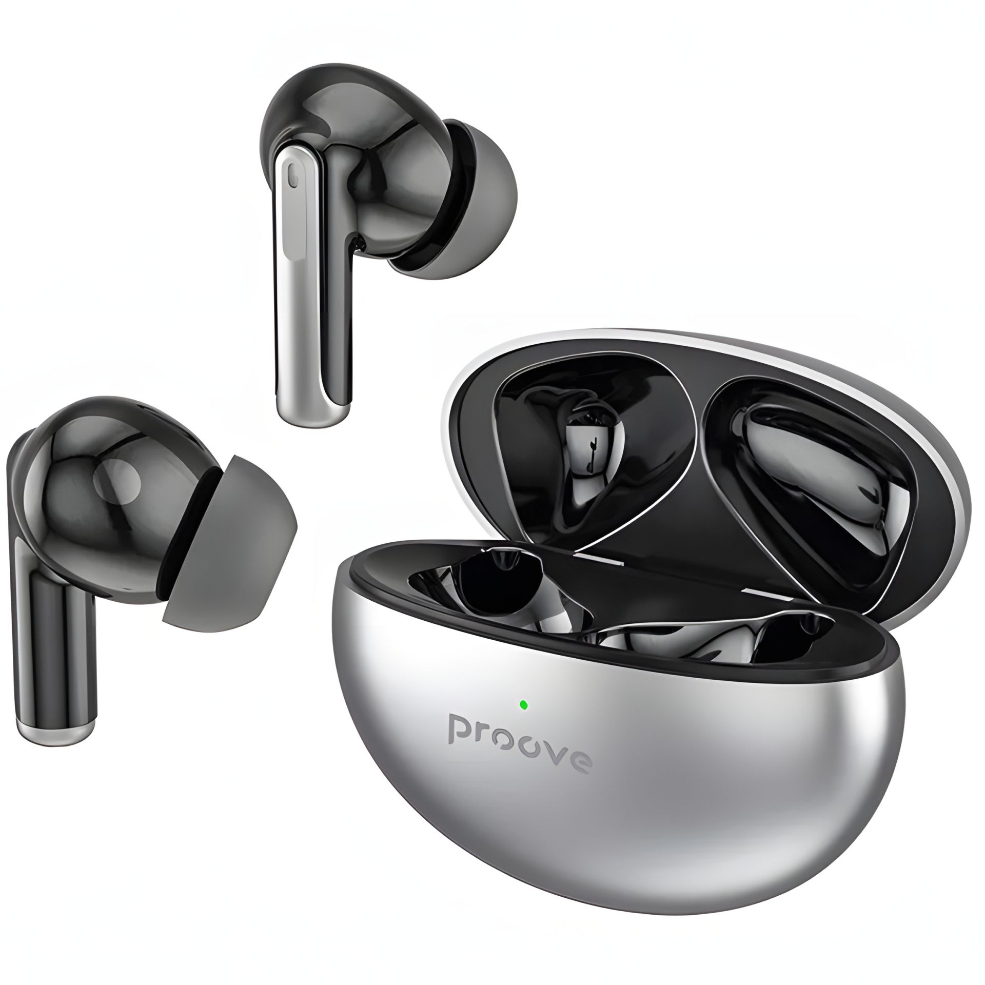 Бездротові навушники Proove Thunder Buds TWS, IPX4, ANC, BT5.3, 40mAh, 300mAh, 4h, UA UCRF Бездротові навушники Proove Thunder Buds TWS, IPX4, ANC, BT5.3, 40mAh, 300mAh, 4h, UA UCRF