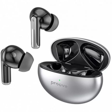 Бездротові навушники Proove Thunder Buds TWS, IPX4, ANC, BT5.3, 40mAh, 300mAh, 4h, UA UCRF Бездротові навушники Proove Thunder Buds TWS, IPX4, ANC, BT5.3, 40mAh, 300mAh, 4h, UA UCRF