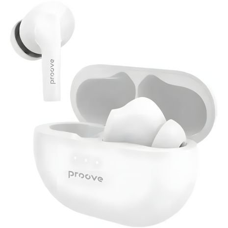 Наушники Proove Woop with ANC TWS white Bluetooth Earphones UA UCRF