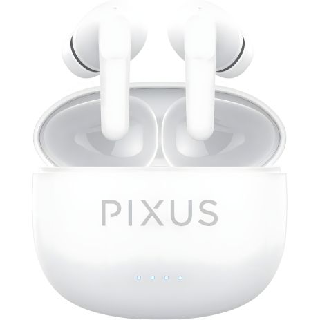 Бездротові навушники Pixus Band, TWS, BT5.3, 35mAh, 320mAh, 6h, white UA UCRF Бездротові навушники Pixus Band, TWS, BT5.3, 35mAh, 320mAh, 6h, white UA UCRF