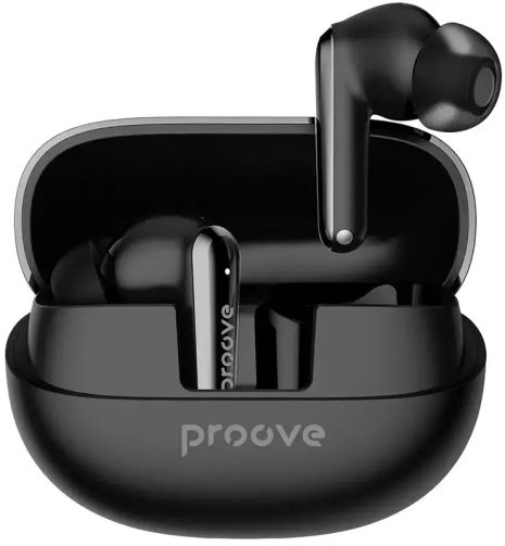 Бездротові навушники Proove Blitz, TWS, ANC, BT5.3, 40mAh, 500mAh, 8h, black UA UCRF Бездротові навушники Proove Blitz, TWS, ANC, BT5.3, 40mAh, 500mAh, 8h, black UA UCRF