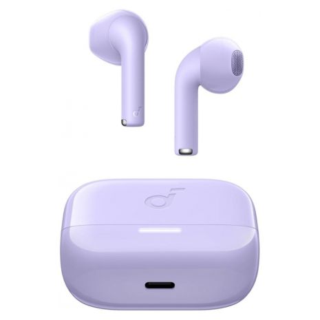 Бездротові навушники Anker SoundCore K20i, TWS,IPX5, ENC, BT5.3, 6h, Purple UA UCRF Бездротові навушники Anker SoundCore K20i, TWS,IPX5, ENC, BT5.3, 6h, Purple UA UCRF