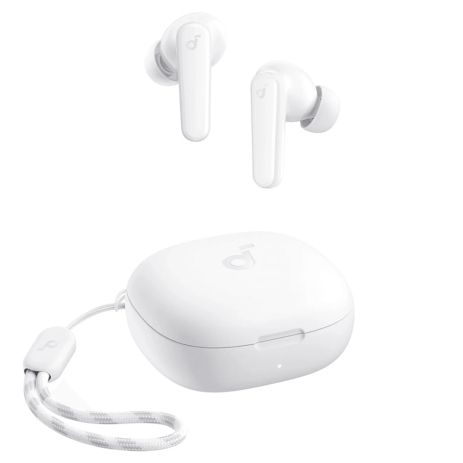 Бездротові навушники Anker SoundCore R50i, TWS, IPX5, ENC, BT5.3, 10h, White UA UCRF Бездротові навушники Anker SoundCore R50i, TWS, IPX5, ENC, BT5.3, 10h, White UA UCRF