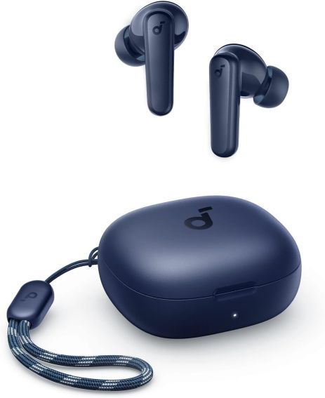 Бездротові навушники Anker SoundCore R50i, TWS, IPX5, ENC, BT5.3, 10h, Blue UA UCRF Бездротові навушники Anker SoundCore R50i, TWS, IPX5, ENC, BT5.3, 10h, Blue UA UCRF