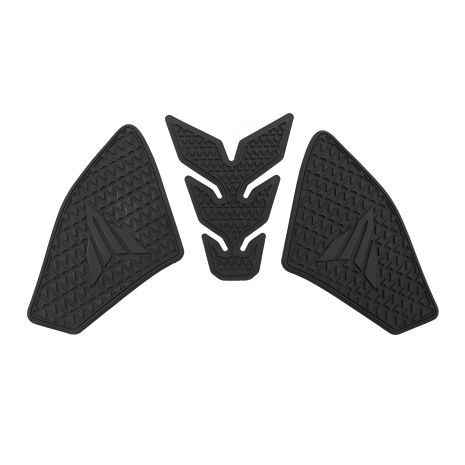 Комплект наклейок для захисту мотоциклетного бензобаку — чорний