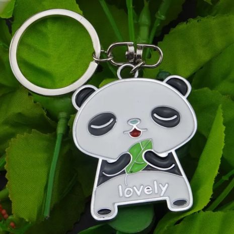 Брелок для ключів Панда Panda сталь