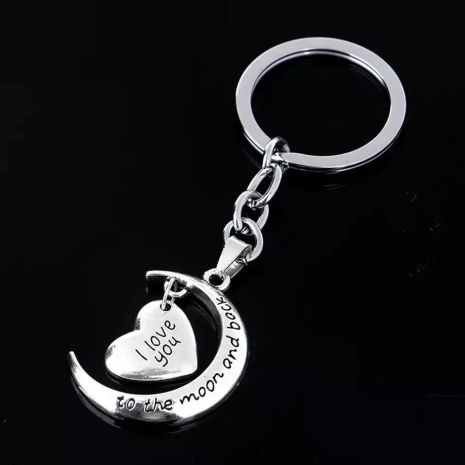 Брелок для другої половинки Love You to the Moon and Back для закоханих Брелок для другої половинки Love You to the Moon and Back для закоханих