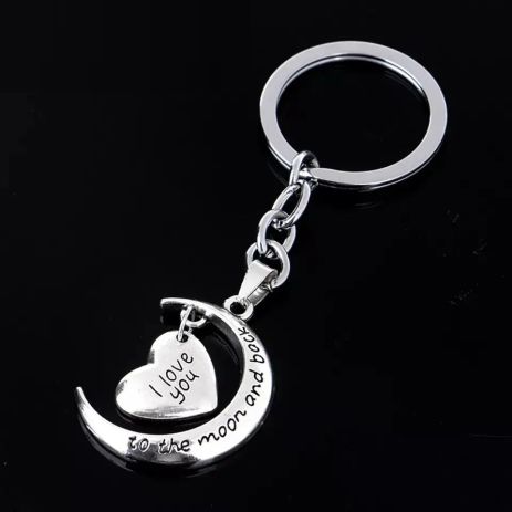 Брелок для другої половинки Love You to the Moon and Back для закоханих
