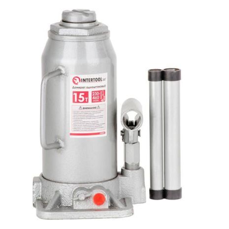 Одноштоковый домкрат на 15т, INTERTOOL Одноштоковый домкрат на 15т, INTERTOOL
