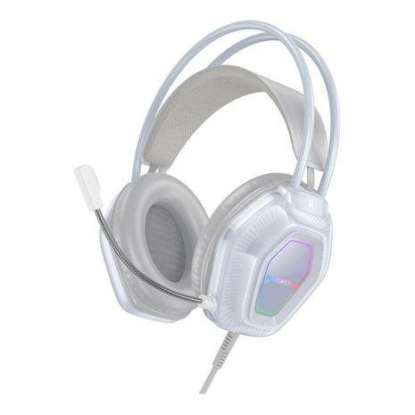 Дротові ігрові навушники Borofone BO110 Fight, USB, 3.5mm, 2m, Сірий