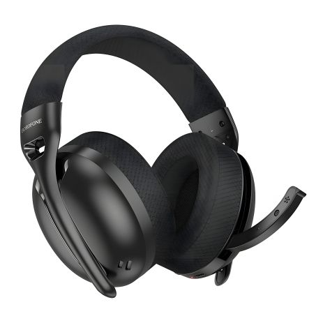 Игровые Наушники Magic light Borofone BO30 (Bluetooth, Type-C to 3.5 wired) Черный