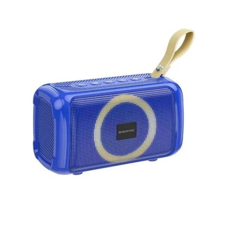 Портативна колонка BOROFONE BR17 Cool Sports BT Speaker, BT5.1, TWS, AUX, FM, TF, USB, 1200mAh, 4Hours, 5W, blue