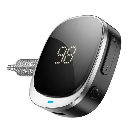 Bluetooth аудіо ресивер Hoco E80, BT5.3, AUX, Type-C, 12h, Black