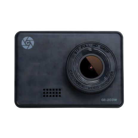 Відеореєстратор Globex GE-203W з Wi-Fi, MicroSD, SuperHD 2304×1296, 160°, UA UCRF