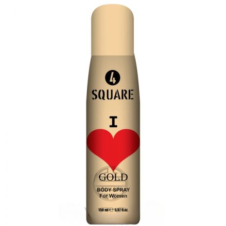 Женский дезодорант-спрей 4 SQUARE Gold, 150 мл
