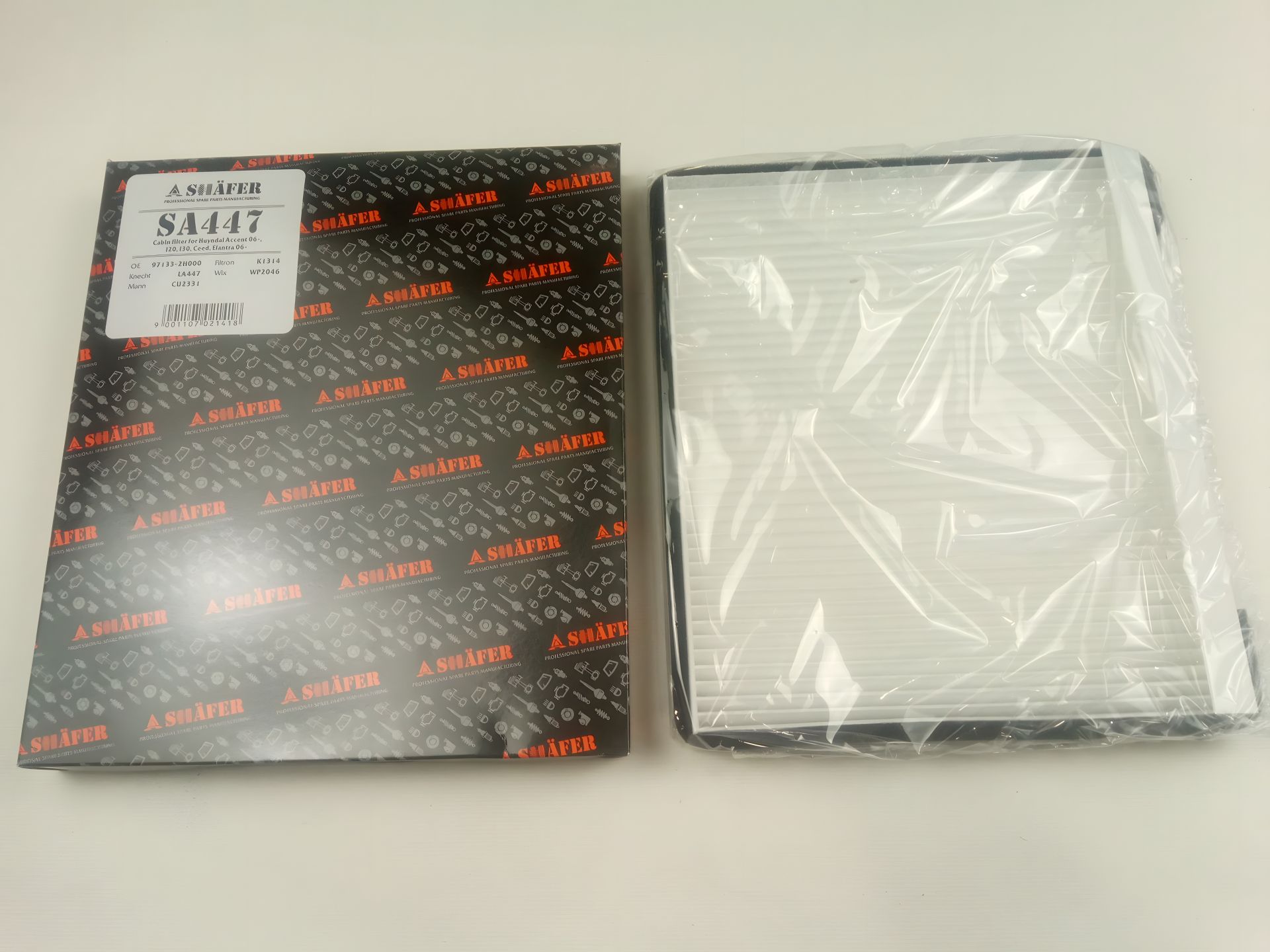 Салонный фильтр Accent (MC), SHAFER (SA447) ширина 200 мм/ (97133-1E100/97133-1E000) Салонный фильтр Accent (MC), SHAFER (SA447) ширина 200 мм/ (97133-1E100/97133-1E000)