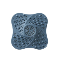 Накладка-решетка для слива ванны B001 улавливатель волос Batterfly Spirale Dark Blue