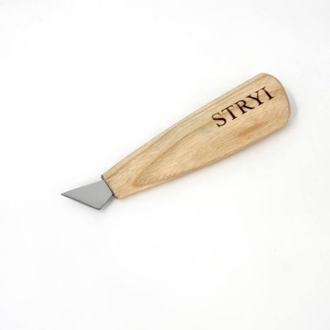 Нож-косяк 45°, 20мм STRYI Profi для резьбы по дереву, арт. 184520