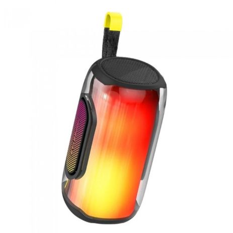 Портативна колонка HOPESTAR P52, LED, IPX5, BT5.3, USB, AUX, 10W, 3600mAh, 6h, Black