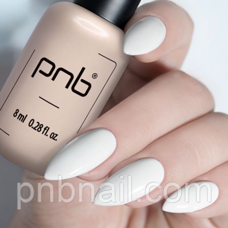 Гель-лак PNB Snow White 001 , 8 мл