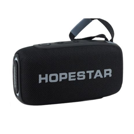 Портативна колонка HOPESTAR H67, RGB, TWS, IPX7, USB, AUX, TF, BT5.3, 30W, 3000mAh, 6-8h, Black