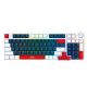 Клавиатура Игровая беспроводная XO KB-08 Wireless Tri-mode 96-key Mechanical Синий+Белый+Красный