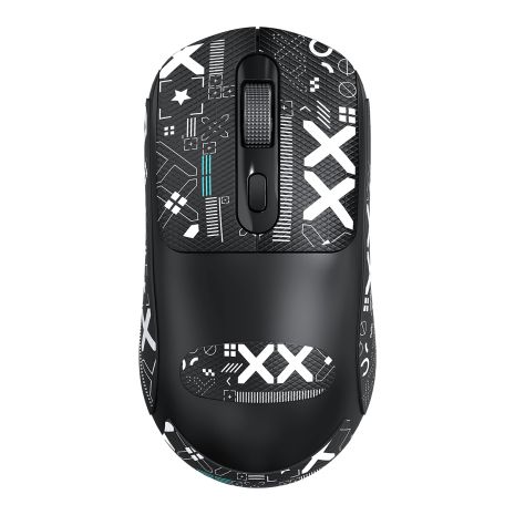 Миша TWolf G580 sticker, ігрова. дротова, USB, 1000-1600DPI, 1.5m, Чорний