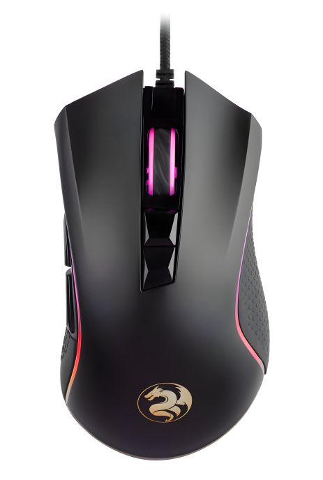 2E Gaming MG340, дротова миша, RGB, 800-12800DPI, USB, Black UA UCRF, 1.8m