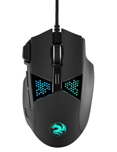 2E Gaming MG320, RGB дротова миша, 800-6400DPI, USB, Black UA UCRF, 1.8m