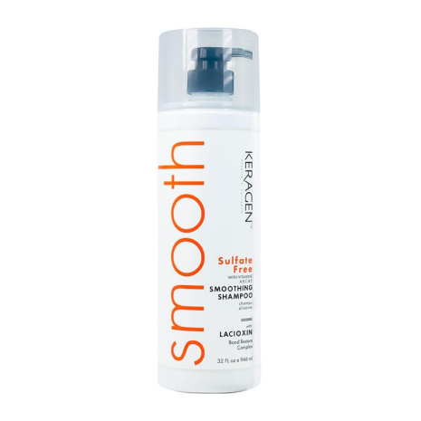 Безсульфатний шампунь для розгладження волосся Organic Keragen Smoothing Shampoo, 500 г (розлив)