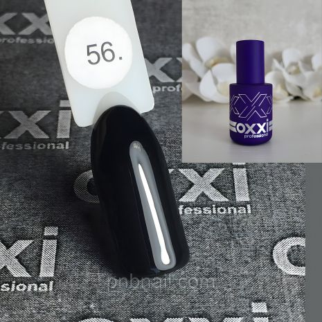 OXXI Professional Гель-лак No056 (чорний), 10 мл